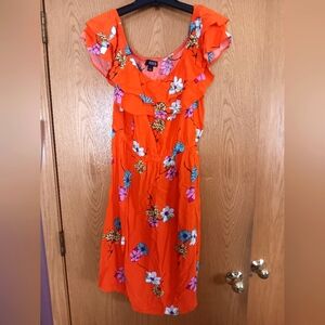 Women's size large,  a.n.a. orange sundress